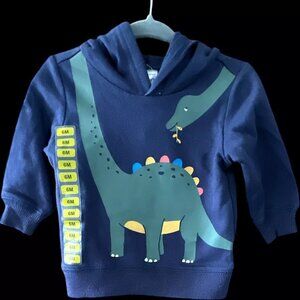 Carter's Boy's Fun & Cute Dinosaur Hoodie & Jogger Set 6M